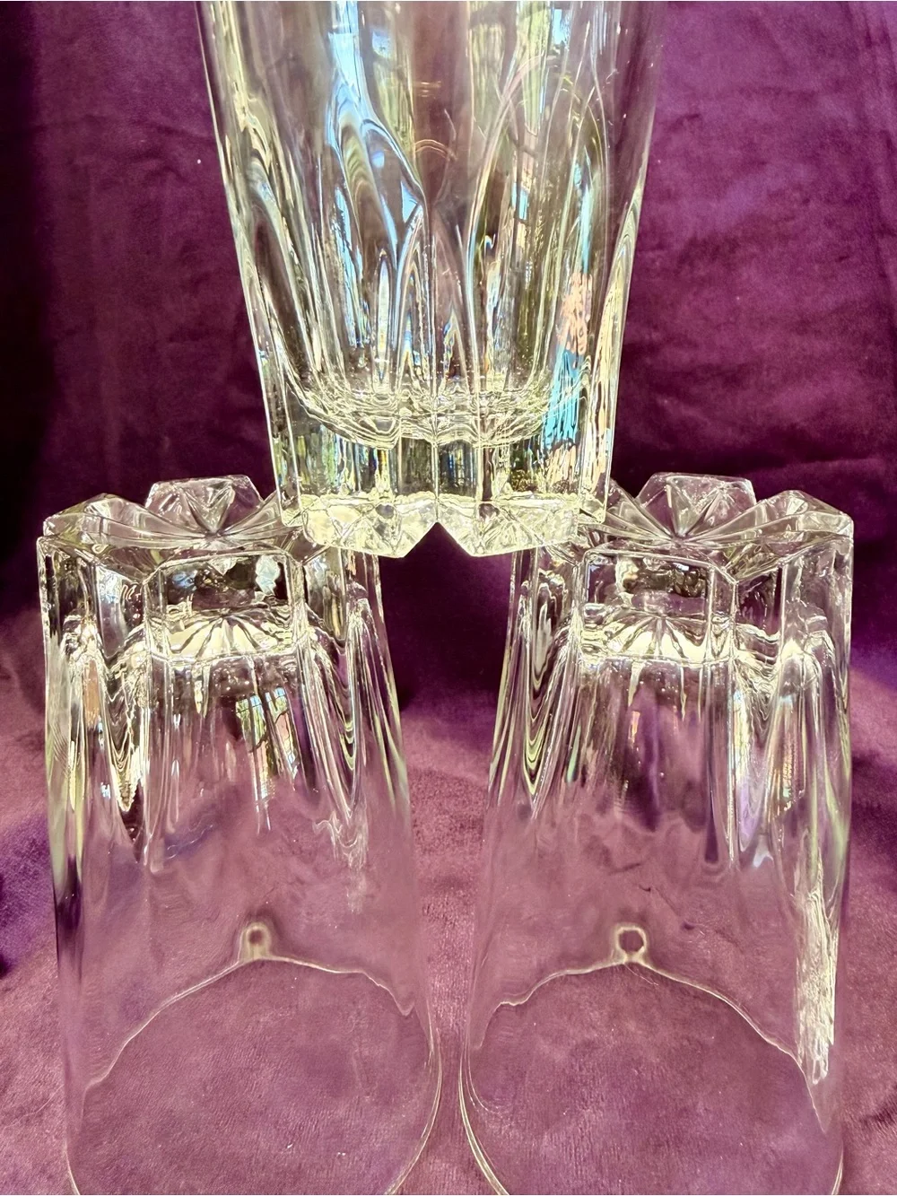 Vintage Mikasa Berkeley Crystal Highball Glasses - Set of 6